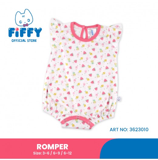 FIFFY SLEEPING FRUITS ROMPER