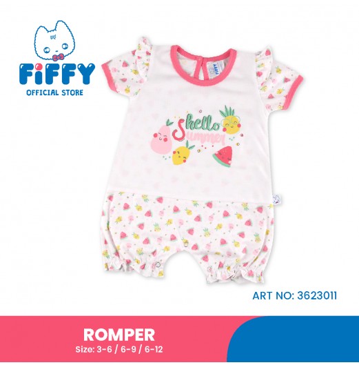 FIFFY SUMMER FRUITS ROMPER