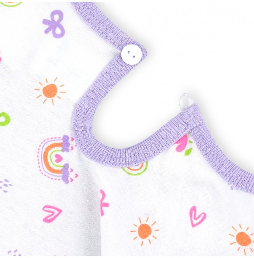 FIFFY RAINBOW CUDDLES ROMPER (3625002)