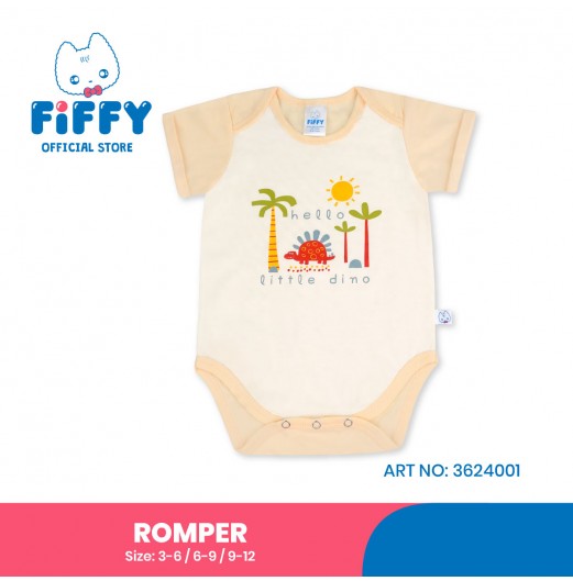 FIFFY HELLO LITTLE DINO ROMPER (3625004)