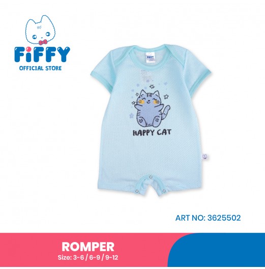 FIFFY HAPPY CAT ROMPER (3625502)