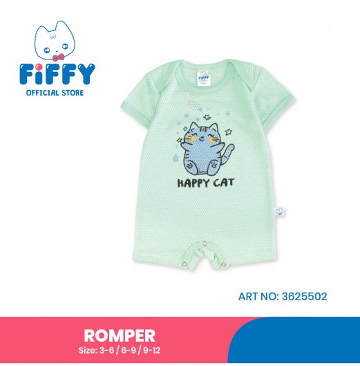 FIFFY HAPPY CAT ROMPER (3625502)