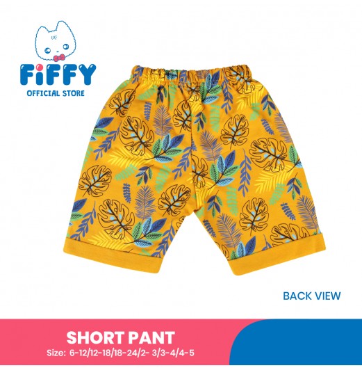 FIFFY FOLIAGE LEAF SHORT PANTS