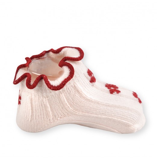FIFFY FLOWERS NEW BORN BABY SOCK SHOE SUPPORTER STOKIN BAYI (377)