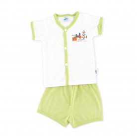 FIFFY CURIOUS REINDEER SHORT SLEEVE VEST SUIT