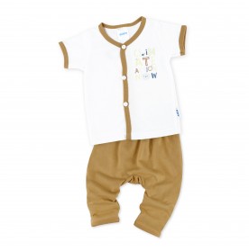 FIFFY GOOD CLIMATE SHORT SLEEVE VEST+ LONG PANT SUIT