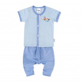 FIFFY TREAURE SHORT SLEEVE VEST+ LONG PANT SUIT