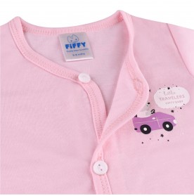 FIFFY LITTLE TRAVELLER SHORT SLEEVE VEST SUIT