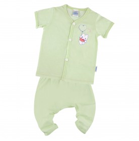 FIFFY FLYING BALLOON SHORT SLEEVE VEST+ LONG PANT SUIT