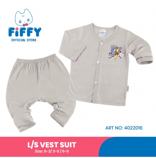 FIFFY ROCKING STAR LONG SLEEVE VEST SUIT