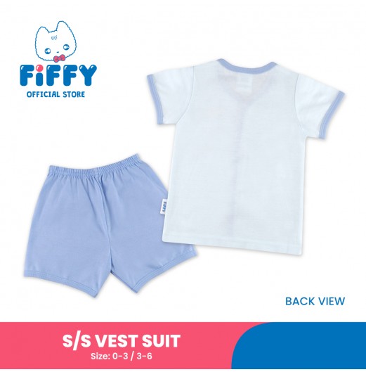 FIFFY LITTLE TIGER SHORT SLEEVE VEST SUIT