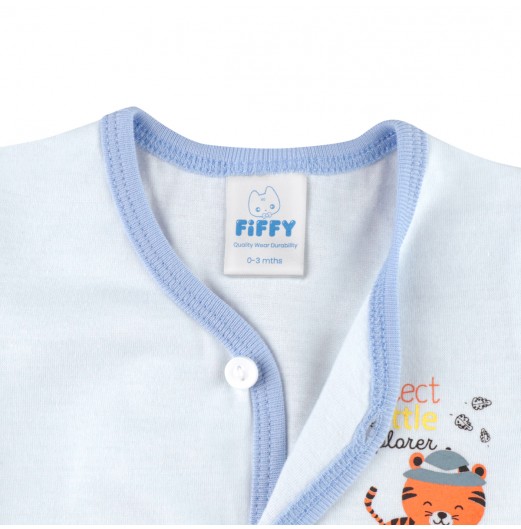 FIFFY LITTLE TIGER SHORT SLEEVE VEST SUIT