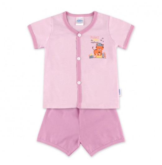 FIFFY LITTLE TIGER SHORT SLEEVE VEST SUIT