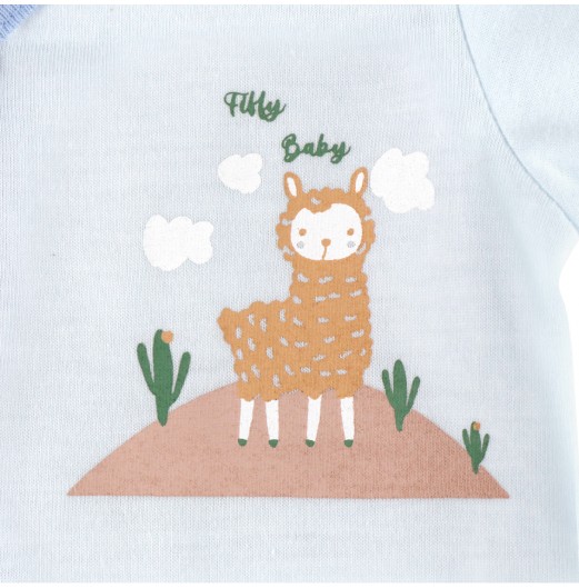 FIFFY BABY ALPACA LONG SLEEVE VEST SUIT