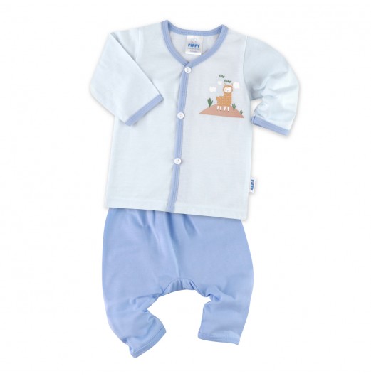FIFFY BABY ALPACA LONG SLEEVE VEST SUIT