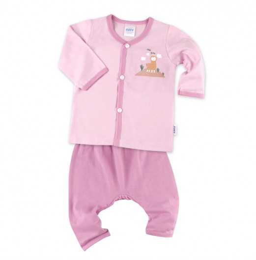 FIFFY BABY ALPACA LONG SLEEVE VEST SUIT