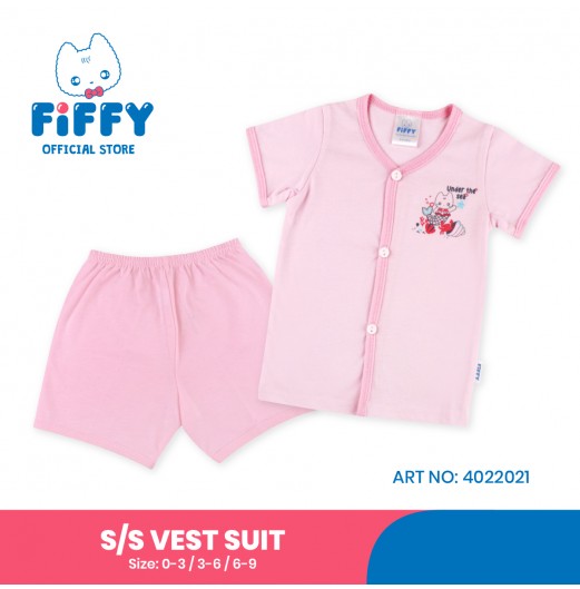 FIFFY MERMAID GAME SHORT SLEEVE VEST SUIT