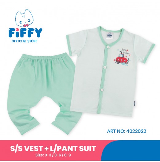 FIFFY DIVING SUBMARINE SHORT SLEEVE VEST+ LONG PANT SUIT