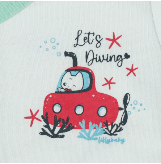 FIFFY DIVING SUBMARINE SHORT SLEEVE VEST+ LONG PANT SUIT