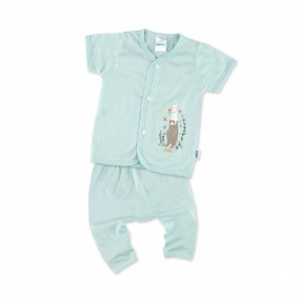 FIFFY QUIET GAME SHORT SLEEVE VEST+ LONG PANT SUIT