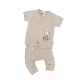FIFFY QUIET GAME SHORT SLEEVE VEST+ LONG PANT SUIT