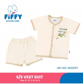 FIFFY BEST KOALA SHORT SLEEVE VEST SUIT