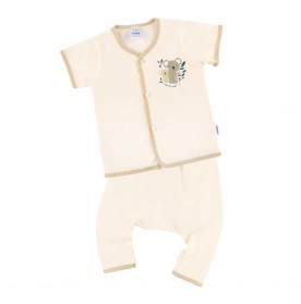 FIFFY KOALA LOVE SHORT SLEEVE VEST+ LONG PANT SUIT