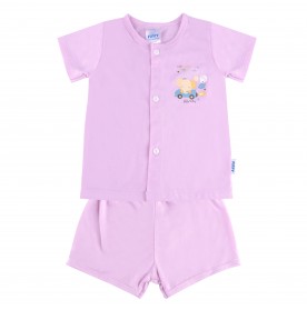 FIFFY ELEPHANT BABY SHORT SLEEVE VEST SUIT