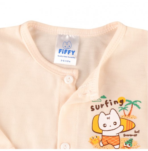 FIFFY HOT SUMMER LONG SLEEVE VEST SUIT