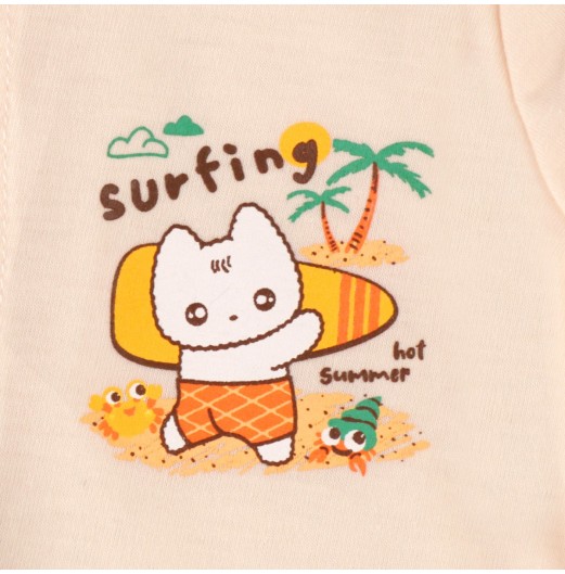 FIFFY HOT SUMMER LONG SLEEVE VEST SUIT