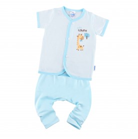 FIFFY HUNGRY GIRAFFE SHORT SLEEVE VEST+ LONG PANT SUIT