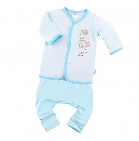 FIFFY FRIENDS IN ZOO LONG SLEEVE VEST SUIT