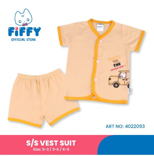 FIFFY ADVENTURE WAY SHORT SLEEVE VEST SUIT
