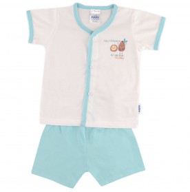 FIFFY NUTS AND BEANS SHORT SLEEVE VEST SUIT