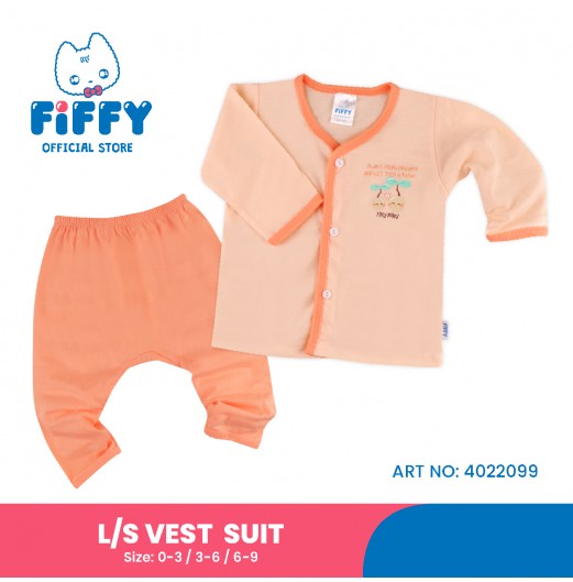 FIFFY GROWING SEEDS LONG SLEEVE VEST SUIT