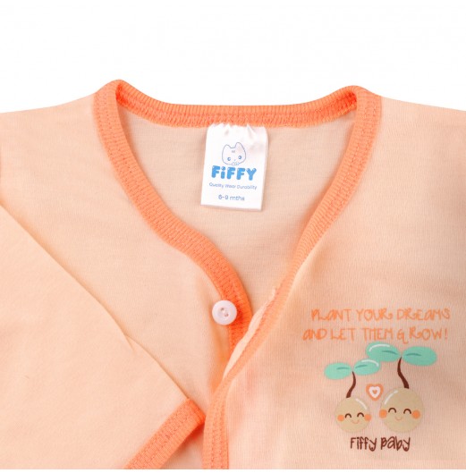 FIFFY GROWING SEEDS LONG SLEEVE VEST SUIT