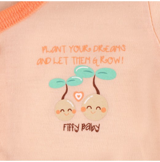 FIFFY GROWING SEEDS LONG SLEEVE VEST SUIT