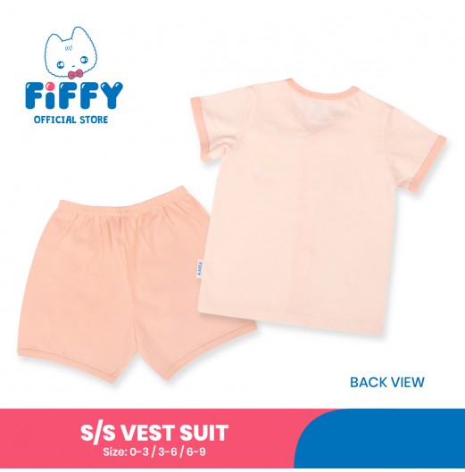 FIFFY FRESHNESS FRUITS SHORT SLEEVE VEST SUIT