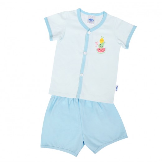 FIFFY FRESHNESS FRUITS SHORT SLEEVE VEST SUIT