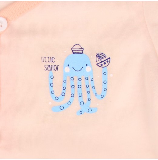 FIFFY GRACEFUL JELLYFISH SHORT SLEEVE VEST+ LONG PANT SUIT