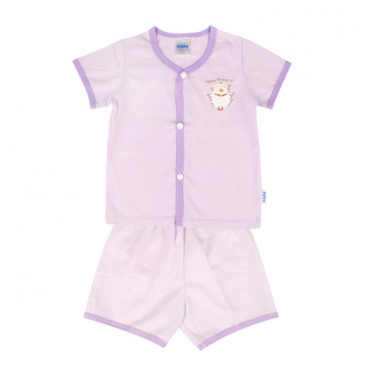 FIFFY SHEEP SWEET SEASON SHORT SLEEVE VEST SUIT