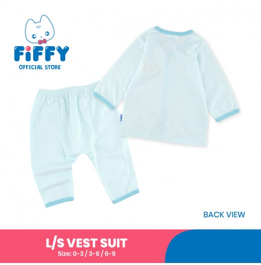 FIFFY SUMMER VIBES LONG SLEEVE VEST SUIT