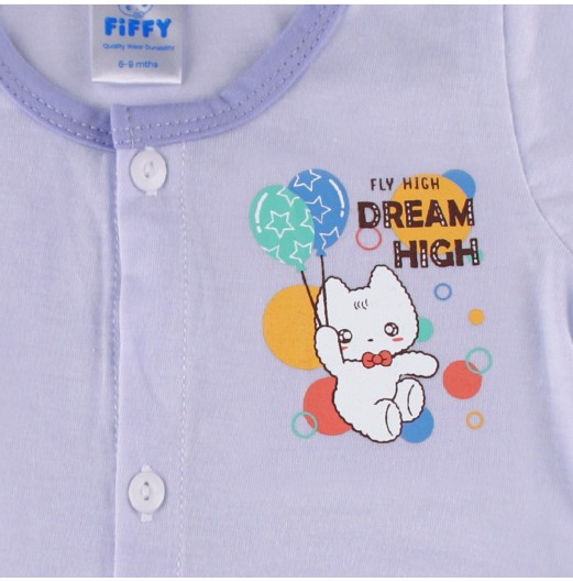 FIFFY FLY HIGH DREAM HIGH SHORT SLEEVE VEST+ LONG PANT SUIT