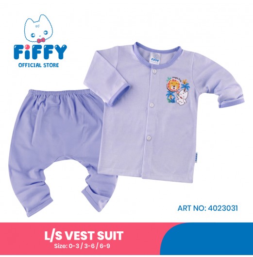 FIFFY WITH JUNGLE KING LONG SLEEVE VEST SUIT
