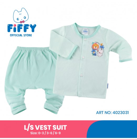 FIFFY WITH JUNGLE KING LONG SLEEVE VEST SUIT