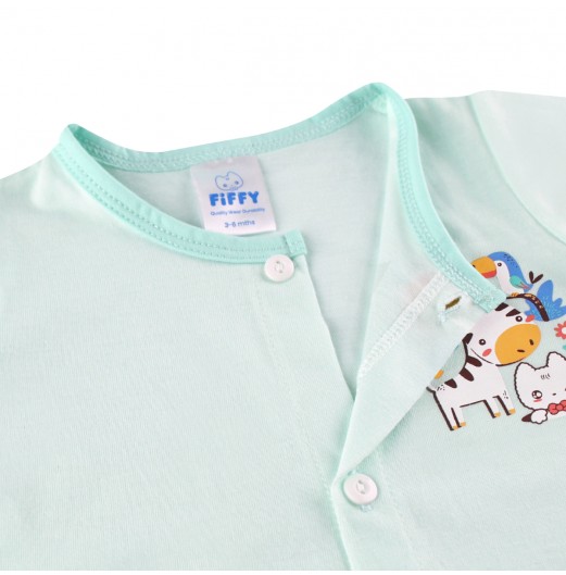 FIFFY BABY BEST BUDDY BAJU BAYI LONG SLEEVE VEST SUIT (4023032)