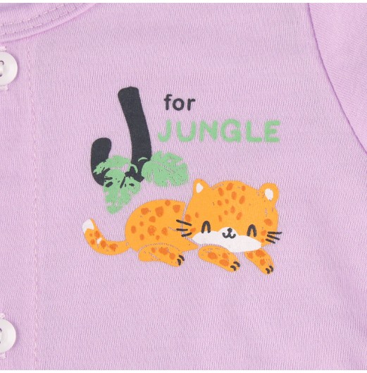 FIFFY JUNGLE LEOPARD LONG SLEEVE VEST SUIT