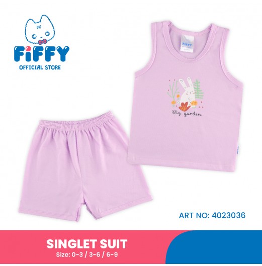 FIFFY RABBIT GARDEN SINGLET SUIT