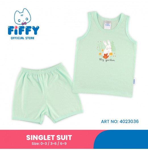 FIFFY RABBIT GARDEN SINGLET SUIT