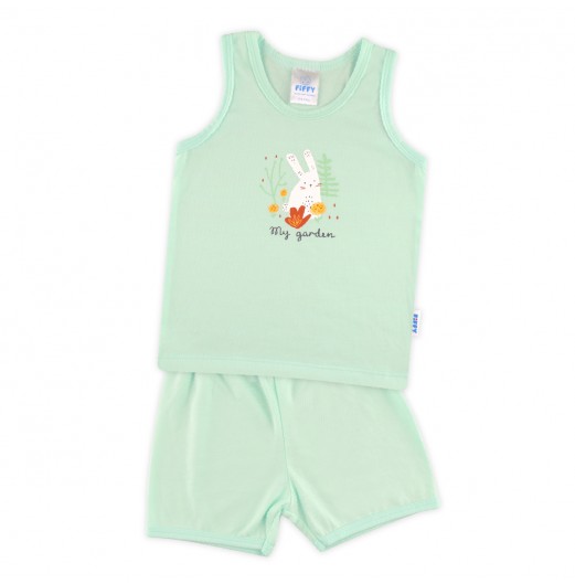 FIFFY RABBIT GARDEN SINGLET SUIT